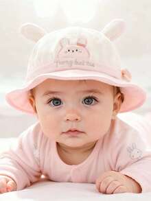 1pc Baby Sun Hat, Cute Adjustable Bucket Hat For Outdoor Use, Suitable For 6-24 Months Baby Boys And Girls, Spring/Autumn - Small Animal Fisherman's Hat - View 10