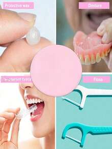 Invisible Aligner Travel Kit, Dental Retainer Case, Magnetic Orthodontic Retainer Box, Denture Box With Mirror, Travel Denture Storage Box, Portable Orthodontic Aligner Case, Dental Retainer Storage Box, Cute Slim Invisible Aligner Case (Suitable For Invisalign), Night Guard Case - Multicolor - View 5