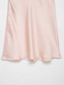 Đầm slip Seelio dành cho nữ, chất liệu ren mềm mại như lụa, phối ren, thời trang và tôn dáng, phong cách Âu Mỹ, thích hợp cho mùa xuân/hè. - Màu Hồng baby - Xem 9