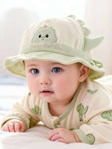 1pc Baby Sun Hat, Cute Adjustable Bucket Hat For Outdoor Use, Suitable For 6-24 Months Baby Boys And Girls, Spring/Autumn - Small Animal Fisherman's Hat - View 8