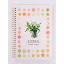 1PC Watercolor Workbooks Coloring Book Multiple Options Available Easy Nature Scenes Paint Art Crafts Beginner Friendly Painting Kit For Creative Exploration Gift For Adults Teens - Multicolor - View 3