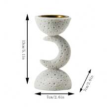 Ramadan Decor Moon Incense Burner, Home Decor Resin Crafts, No Electricity Required - White - View 6