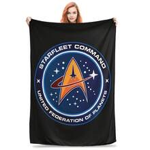 Star Treks Starfleet Gift Blanket For Men Women Warm Cozy Fluffy Throw Blankets For Sofa 50x60 Inches Multi-Size - 款式 - 查看 1