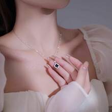 2026 Explosive Sweet And Simple Clover Necklace Women's Versatile Stainless Steel Necklace Versatile Clavicle Chain Necklace - Four-leaf Clover - View 1