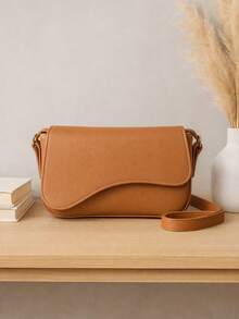 Beautiful White Baguette-Stylish Women's Handbag - Stylish And Inexpensive - 駝色 - 查看 3