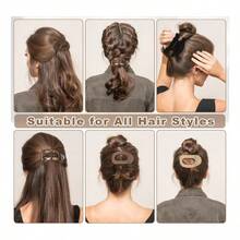 Tendencia6clips De Pelo,clips De Claw Planos,clips De Pelo Para Niñas GeneralCalidad premium - General - Ver 6