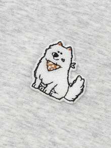 Balabala Boys' Long Sleeve Sweatshirt, Versatile Spring Top 2026 - Light Gray - View 7