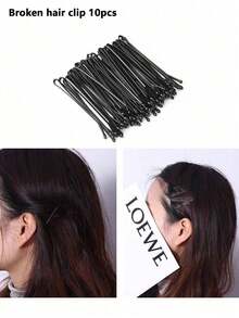 Retro Elegant Chinese Style Jade Green Double U-Shaped Hairpins - Marbled & Tortoiseshell Patterns, High-Quality Plastic Hair Clips For Women, Versatile Hair Accessories For Updos, Casual & Formal Events - Multicolor - View 10