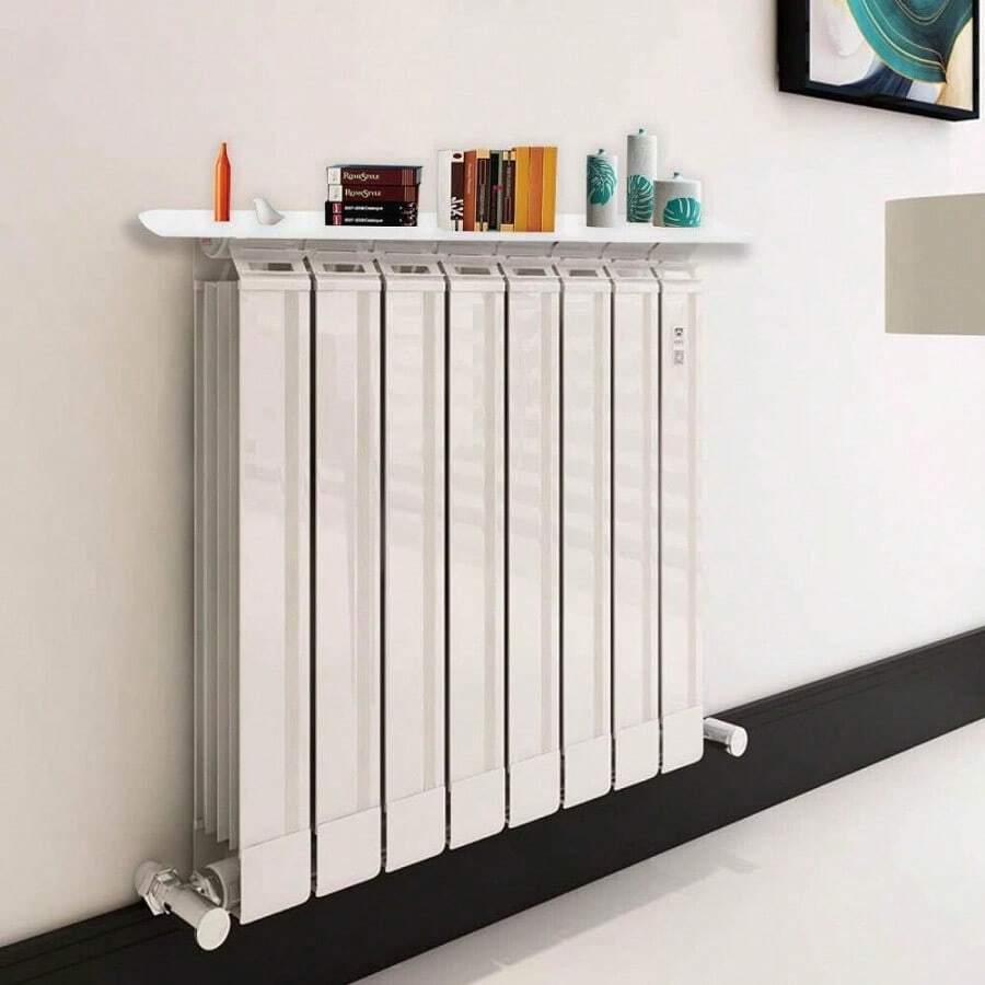 Radiator Shelf 60cm MDF Wooden Floating Shelf Cover Modern Cabinet Top For Offices Living Rooms Kitchens Radiator - 120cm - View 1