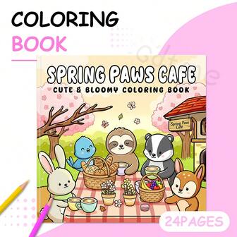 GDTME كتاب تلوين للكبار للاسترخاء - 24 صفحة على ورق سميك، بمقاس 7.9 بوصة * 7.9 بوصة، يتميز بتوضيحات فنية خطية لحيوانات جميلة لتخفيف الضغط وتهدئة العقل. مناسب لمناسبات مختلفة مثل عيد الحب، يوم الصديقات، يوم المرأة، موسم العودة إلى المدرسة والحفلات. هدية، جميلة، لوازم دراسية.