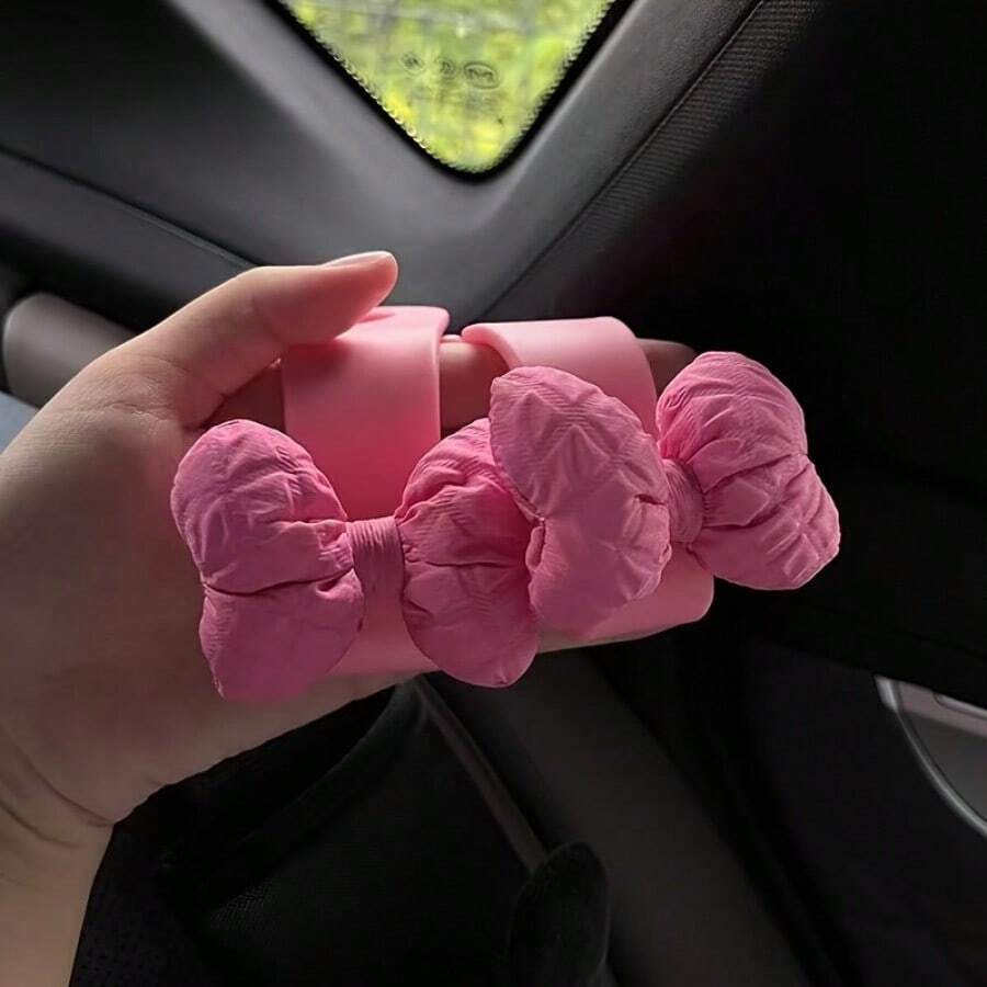 2个装汽车后座可爱蝴蝶结挂钩，汽车内饰配件收纳钩 - 蝴蝶結掛鉤 - 查看 1