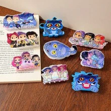 Mattel 1pc Kpop Witch Hunting Group Inspired Acrylic Hair Clip, Suitable For Girls To Style Hair - Multicolor - View 4