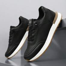 2026 Spring New Fashion Sneakers Casual Vulcanized Shoes, Comfortable Breathable Non-Slip Durable Walking Shoes - 8888 Black - View 2