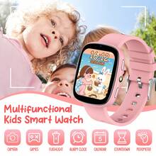 Kids Smart Watch 1.83 Inch Display | Low Power Consumption Large Capacity Battery | 22 Games Pedometer Front Camera Flashlight | Perfect Birthday Christmas Gift For Boys Girls Fit IOS Android - Multicolor - View 2