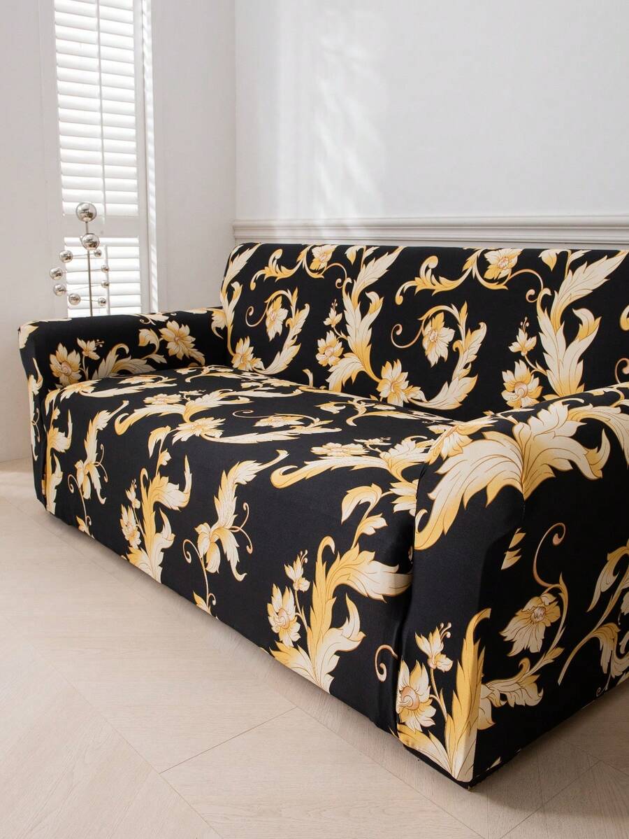 1 tấm vải lụa sữa chống trượt, co giãn, dùng để trang trí ghế sofa, phù hợp với ghế sofa 1/2/3/4 chỗ ngồi, chống bụi và lông thú cưng, họa tiết lông vũ in nổi, thích hợp cho mùa xuân, hè, thu, đông.