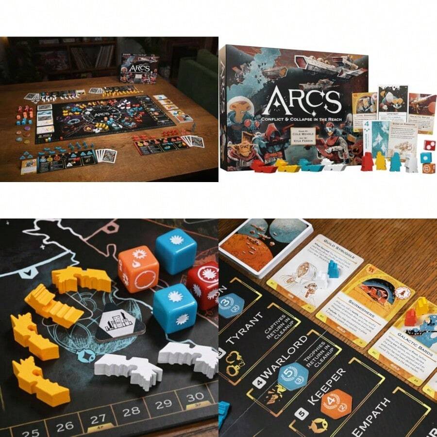 Leder Games Arcs: Conflict Collapse in The Reach - 2 a 4 jugadores a partir de 14 aosDiversión infantil, juegos felices, imprescindibles para los niños - como en la foto - Ver 1