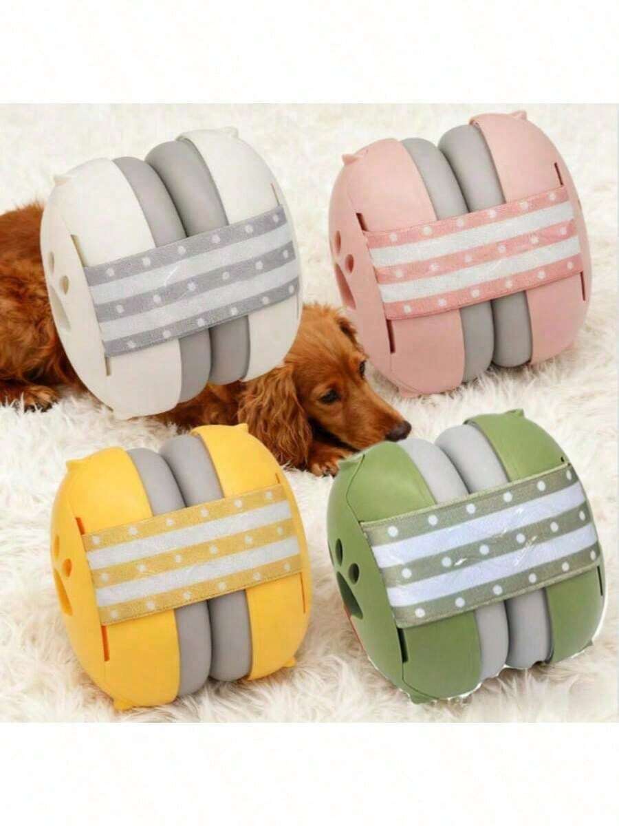 1pc/2pcs Noise-Cancelling Adjustable Pet Ear Muffs, Suitable For Medium And Large Dogs, Protect Hearing During Parades, Festivals, Sports Events, Travel, Fireworks And Other Occasions - Multicolor - View 1