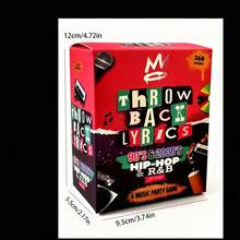 250 Throwback Lyric Party Board Game |  -Hop & R&B Trivia & Drama Card Games, Suitable Friend Gatherings, Birthday Parties, Family Entertainment, And Adult Building. - 音樂盛宴 - 查看 6