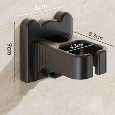 随机壁挂式吹风机支架，浴室吹风机架，小巧便携吹风机收纳整理架，安装简便，适合小空间