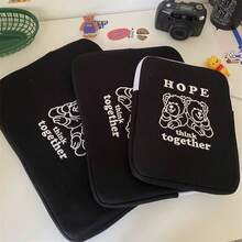 Random 1pc Korean Ins Lace Embroidery Polka Dot Laptop Sleeve Bag 11/13/15 Inch IPad Tablet Protective Inner Case - Multicolor - View 11