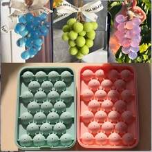 Grape Shaped Handmade Soap Mold, DIY Grape Fragrance Soap Tool Kit, Silicone Material, For Crafts, Candle Making, Soap Making, Parent-Child Interaction, Craft Lovers, Suitable For: National Day, Valentine's Day, Mother's Day, Birthday, New Year, Teacher's Day Gifts, Wedding Favors - Multicolor - View 4