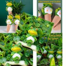 4 Pack Plant Watering Devices Frog Shape Terracotta Watering Spikes Vacation Self Watering Planter Insert Automatic Plant Waterer For Indoor Outdoor Plants Big Frog - Big Frog - View 1