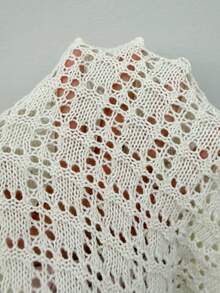 MORI 2026 春夏女装杏色无袖V领系带短款针织上衣和长款针织铅笔裙两件套，浪漫度假风，精致优雅，海滨休闲，柔美女性魅力 - 杏色 - 查看 11