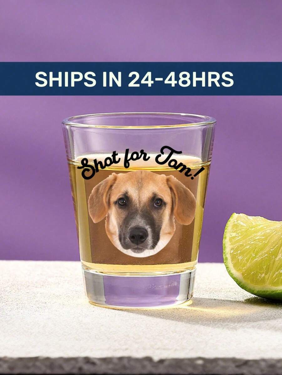 Customized Photo Glass Cup, Photo Wine Glass, Personalized Wine Glass, Customized Birthday Wine Glass, Personalized Photo Wine Glass, Multi-Functional, Funny Party Wine Glass, Party Gift, Bride & Groom, Sisters' Trip, Bachelor Party Gift, Warm Atmosphere, Autumn Home Decor - Multicolor - View 1