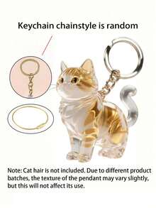 1个可爱透明猫毛收纳盒，吊坠，扭蛋风格猫毛收纳胶囊，扭蛋风格钥匙扣吊坠，宠物纪念收藏品，透明毛发收纳盒，猫毛收纳瓶钥匙扣，可爱动物毛发收纳吊坠，包包吊坠，狗毛收纳胶囊，汽车钥匙扣，手机吊坠，宠物爱好者的最佳礼物 - 彩色 - 查看 8