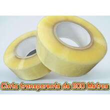 Cinta Adhesiva Transparente con 300 Metros de Longitud y 48mm de Ancho, para Sellado de Cajas, Embalaje, Mudanzas, También para Uso en Oficina, Escuela y Transporte, para Uso Diario Común. - 1/PAC LOVE 300MT TRANSPARENTE - Ver 2