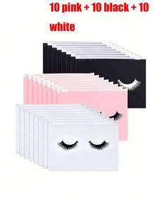10pcs/30pcs Eyelash Care Bags, Eyelash Packaging Bags, Cosmetic Original Design Bags, Suitable For Vanity Accessory Storage, Jewelry Storage Box, Cosmetic Storage Box, Perfume Storage Box, Cosmetic Bag, Small Eyelash Zipper Case, Travel Care Accessories, Organized Makeup Bag, Travel Essentials. - Multicolor - View 7
