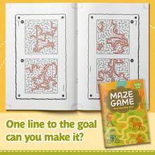 迷宫挑战书，提升专注力训练，趣味路径追踪谜题，增强计划和逻辑思维能力，有效缓解压力，放松身心，随时随地享受宁静时光。 - 迷宮書 - 查看 8