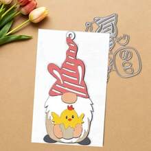 Creative Dwarf Metal Cutting Dies, DIY Scrapbooking Album And Embossing Stencil, Greeting Card Making Tool, Card Paper Cutting Crafts ,Gift Card Making Template Die Cuts.