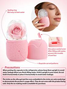 3件套面部美容按摩工具套装：刮痧板、滚轮、冰格、面部冰袋、身体刮痧板、眼部按摩器 - 适合女性面部护理 - 彩色 - 查看 7