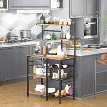 Estante Almacenamiento Moderno Y Minimalista Marco De Metal - Multicolor - Ver 1