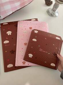 5个可爱小狗快递袋信封加厚包装袋防震气泡膜 - 彩色 - 查看 1