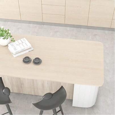 1卷木纹自粘墙纸/防水/防油/易清洁/可移除贴纸/适用于卧室/客厅/橱柜/背景墙装饰/家具装饰贴纸/房间装饰/砖石木纹风格