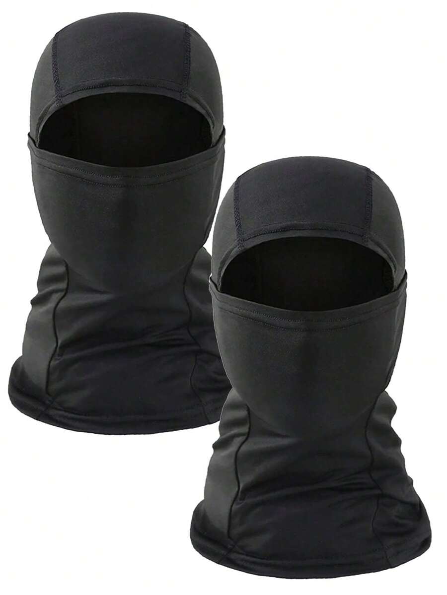 1/2/3件装拉法帽滑雪面罩，男士足球面罩，轻便透气面罩，防紫外线遮阳帽 - 彩色 - 查看 1