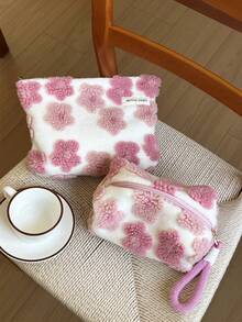 MEYOU FAIRY Valentine's Day New Collection, Makeup Bag, Portable Handbag, Storage Bag, Toilet Bag, Tie Rope Makeup Bag, Makeup Storage Tissue Storage, Essential Travel Bag, Storage Bag, Women's And Girls' Sanitary Napkins Storage Bag, Inner Bag, Gift Girlfriend - Multicolor - View 5