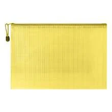 Carpeta Organizadora Trasparente Tamaño A4 Impermeable Cierr - Amarillo - Ver 3