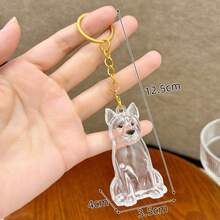 Bộ 1/5 hộp đựng lông chó trong suốt, có thể dùng làm mặt dây chuyền, móc khóa, vật trang trí tưởng niệm, quà tặng kỷ niệm, phù hợp cho các giống chó Westie, Golden Retriever, Corgi, Samoyed, Shiba Inu, Bichon Frise, Pomeranian, French Bulldog, chó Trùng Khánh Trung Quốc và các giống chó khác. - Trong sáng - Xem 18