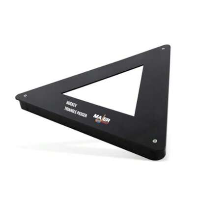 Majer Hockey Triangle Passer Steel Puck Rebounder Training Aid For Passing And Shooting Skills