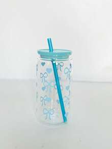 粉色蝴蝶结咖啡吸管杯、果汁吸管杯、奶茶吸管杯、抹茶下午茶吸管杯——送给朋友的最佳礼物选择！ - 彩色 - 查看 15
