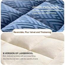 Japanese Futon Mattress Floor Mattress, Thicken Fluffy Tatami Mat, Foldable & Portable Floor Bed Sleeping Pad For Guest Room Dormitory - 灰色 - 查看 4