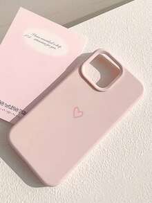 1 chiếc ốp lưng điện thoại TPU chống sốc hình trái tim màu hồng dễ thương, tương thích với Apple 17 Pro Max/17/16/15 Pro Max/15 Plus/15 Pro/15/14 Pro Max/14 Plus/14 Pro/14/13 Pro Max/Pro Max/12 Pro Max/12 Pro/12/11 Pro Max/11, món quà hoàn hảo cho Ngày Valentine, Năm Mới, Lễ Phục Sinh dành cho gia đình và bạn bè, lựa chọn Giáng sinh tuyệt vời nhất. - Hồng - Xem 5
