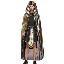 Halloween Costume Egyptian Costume Cosplay Pharaoh Cleopatra Costume For Men And Women Ancient Greek Roman King And Queen Performance Costume - 女款 - 查看 1