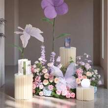 1pc 50cm Silk Artificial Butterfly, Suitable For Wedding Decoration, Bride, Room, Home, Garden, Bedroom, And Wedding Reception - Multicolor - View 8