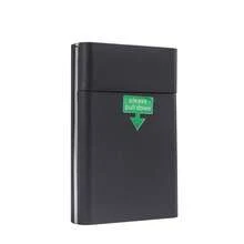 1个新款创意时尚加长超薄香烟盒，带滑动盖，轻便塑料香烟收纳盒，防潮，抗压，多种颜色可选 - 彩色 - 查看 17