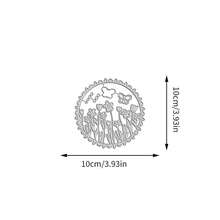 Creative Flower Metal Cutting Dies, DIY Scrapbooking Album And Embossing Stencil, Greeting Card Making Tool, Card Paper Cutting Crafts ,Gift Card Making Template Die Cuts. - Silver - View 7