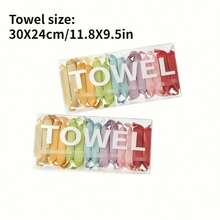 56pcs Individually Wrapped Compressed Towels Set, Portable Travel Face Towels, Disposable Multi-Purpose Dry/Wet Towels, Convenient Single-Use Compressed Towel For Janitorial & Sanitation Needs - Multicolor - View 6